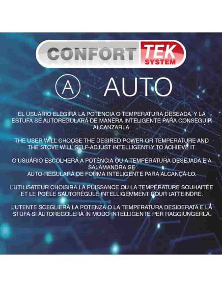 Estufa De Pellet BRONPI Rita Gris 9kw BRORIT | Hogar Cahersa