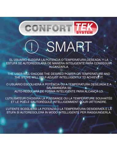 Estufa De Pellet BRONPI Rita Gris 9kw BRORIT | Hogar Cahersa