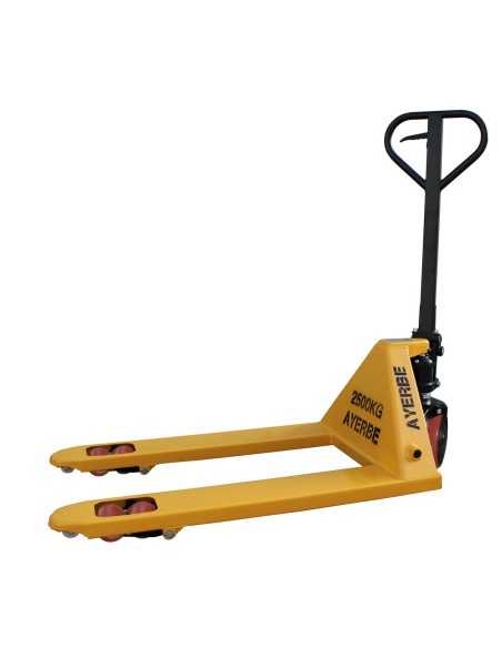 Transpaleta Manual AYERBE Pala corta-ancha AY 2100 PCA 685X1000mm Ruedas Poliuretano