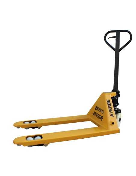 Transpaleta Manual AYERBE Pala Corta Hancha AY 2100 PCA 685X1000 mm Ruedas Nylon