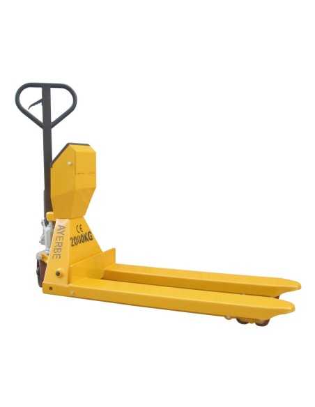 Transpaleta Manual AYERBE 2500-TE con Impresora Escala 0-2500 Kg