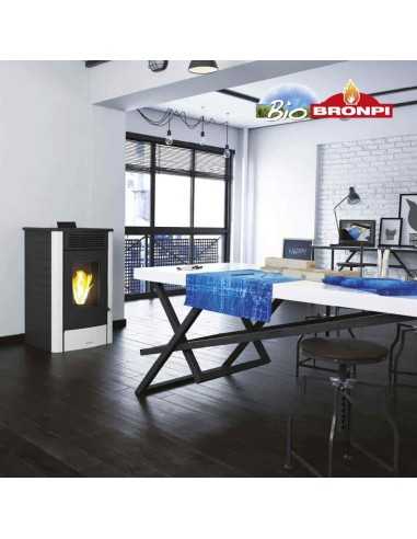 Estufa De Pellet BRONPI Nina 9 Kw Rincón Mar | Hogar Cahersa