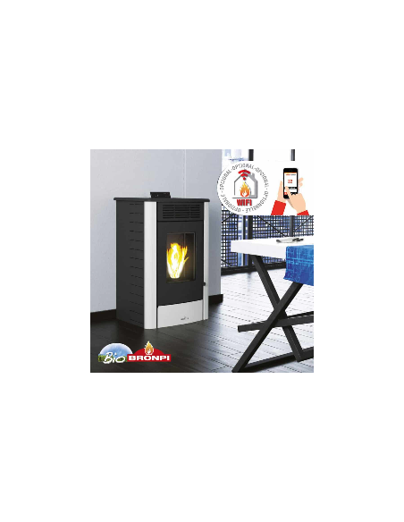 Estufa De Pellet BRONPI Nina 9 Kw Rincón Mar | Hogar Cahersa