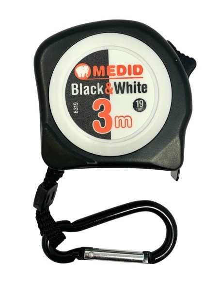 Flexómetro MEDID ELEPHANT 6319 Black & White 3 Mts
