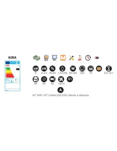 Estufa De Pellet BRONPI Kira 9 Kw Marfil BRO | Hogar Cahersa 2