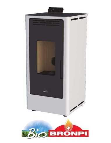 Estufa De Pellet BRONPI Kira 9 Kw Marfil BRO | Hogar Cahersa