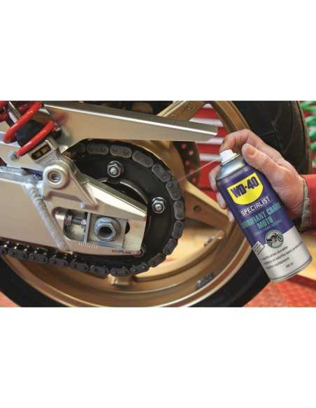 SPECIALIST®MOTO Lubricante de Cadenas Ambiente Seco WD-40 400 ml | Compra en Ferretería CAHERSA