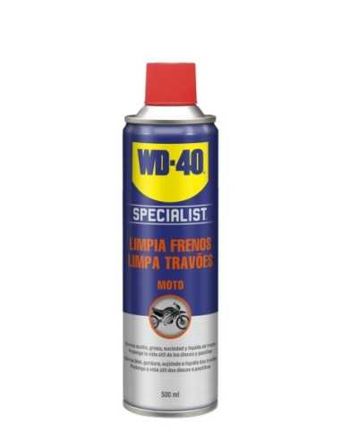 SPECIALIST® MOTO Limpia Frenos WD-40 500 ml | Compra en Ferretería CAHERSA
