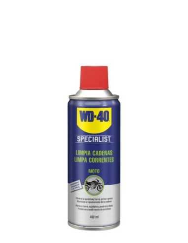 SPECIALIST® MOTO Limpia Cadenas WD-40 400 ml | Compra en Ferretería CAHERSA