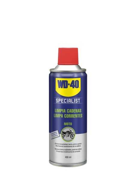 SPECIALIST® MOTO Limpia Cadenas WD-40 400 ml | Compra en Ferretería CAHERSA