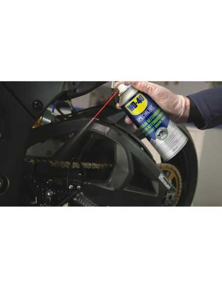 SPECIALIST® MOTO Limpia Cadenas WD-40 400 ml | Compra en Ferretería CAHERSA