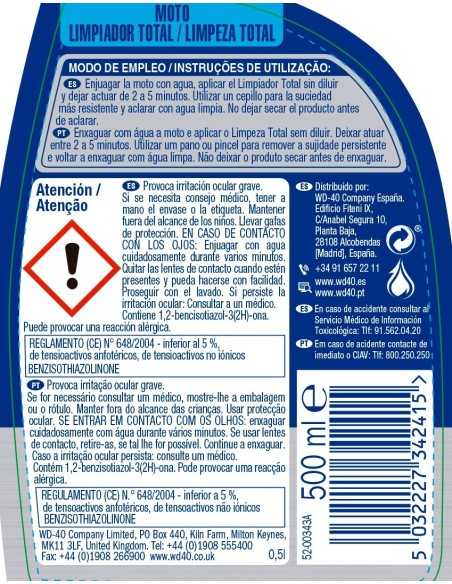 SPECIALIST®Moto Limpiador Total WD-40 500 ml | Compra en Ferretería CAHERSA