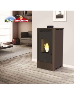 Estufa De Pellet BRONPI Kira 9 Kw Moka BROKI | Hogar Cahersa 2