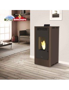 Estufa De Pellet BRONPI Kira 9 Kw Moka BROKI | Hogar Cahersa 2