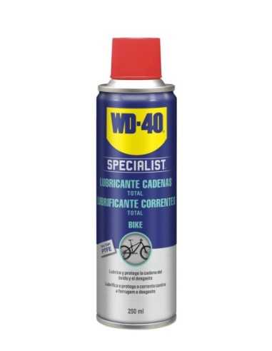 Lubricante de cadenas independientemente del clima WD-40 SPECIALIST® Bike 250 ml | Compra en Ferretería CAHERSA