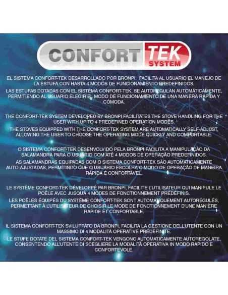 Estufa De Pellet BRONPI Trebol Marfil Wifi I | Hogar Cahersa