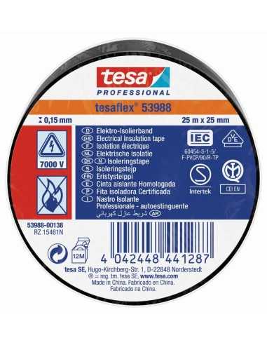 Cinta Aislante TESA Negra 25MtX25mm