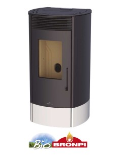 Estufa De Pellet BRONPI Trebol Marfil Wifi I | Hogar Cahersa