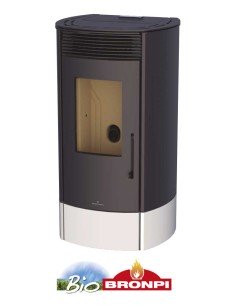 Estufa De Pellet BRONPI Trebol Marfil Wifi I | Hogar Cahersa