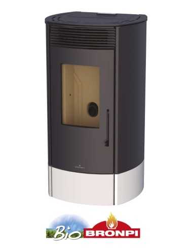Estufa De Pellet BRONPI Trebol Marfil Wifi I | Hogar Cahersa