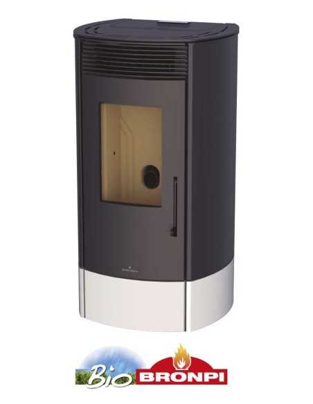 Estufa De Pellet BRONPI Trebol Marfil Wifi I | Hogar Cahersa