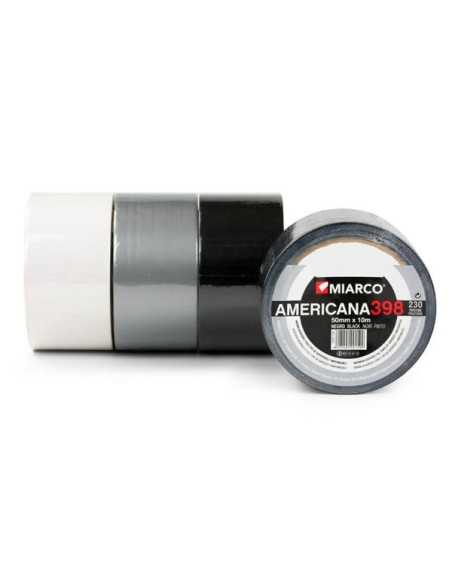 CINTA AMERICANA 398 NEGRO 50MM X 10 M MIARCO