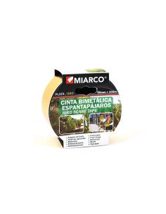 CINTA ESPANTAPAJAROS BIMETALIC 50MM X 100M MIARCO