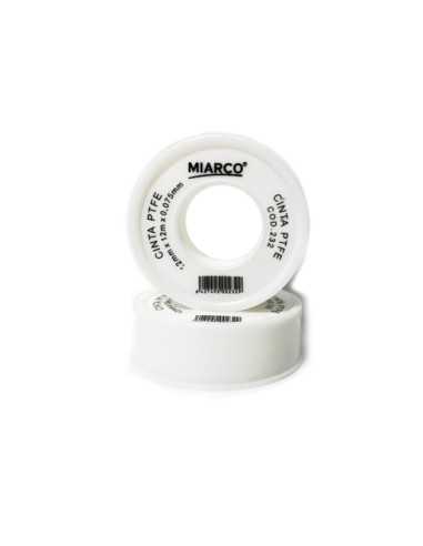 TEFLON CRUDO 12 MM X 12 M X 0.1 MM MIARCO