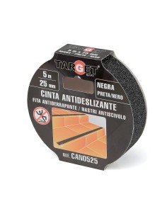 CINTA ANTIDESLIZANTE NEGRA 5MX25MM TARGET