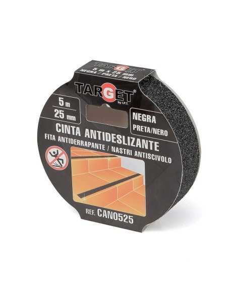 CINTA ANTIDESLIZANTE NEGRA 5MX25MM TARGET
