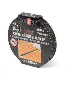 CINTA ANTIDESLIZANTE NEGRA 15X25MM TARGET