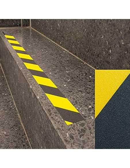 CINTA ANTIDESLiZANTE AMARILLA/NEGRA 10MX50MM TARGET