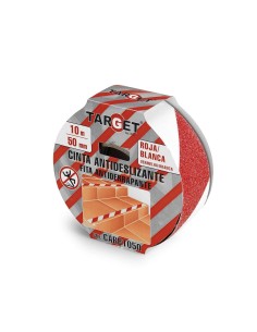 CINTA ANTIDESL. ROJA/BLANCA 10X50MM TARGET