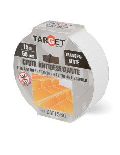 CINTA ANTIDESLIZANTE TRANSPARENTE 15MX50 MM TARGET 2