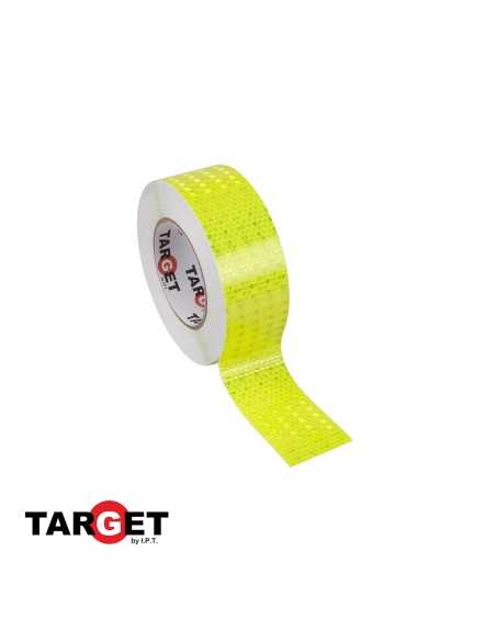 CINTA REFLECTANTE FLUORESCENTE 33 X 50MM TARGET
