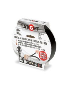 CINTA AMERICANA TARGET 30MX30MM NEGRA TARGET