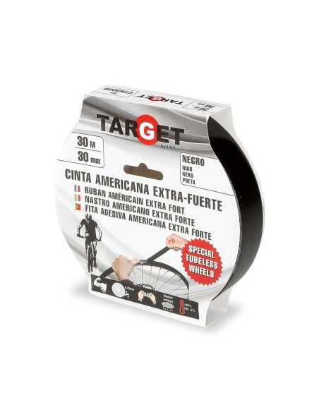 CINTA AMERICANA TARGET 30MX30MM NEGRA TARGET