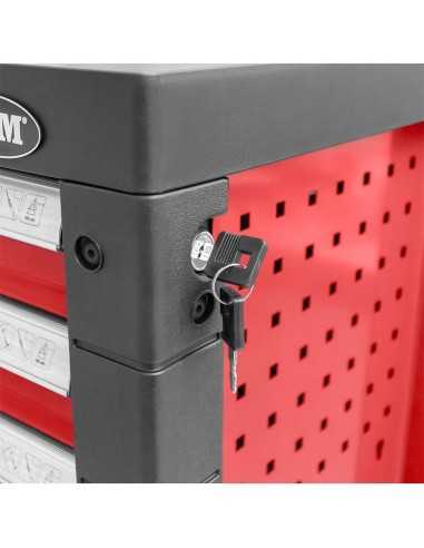 Carro con Herramientas JBM 7 Cajones Rojo | Caja o carro de herramientas ALYCO resistente y funcional
