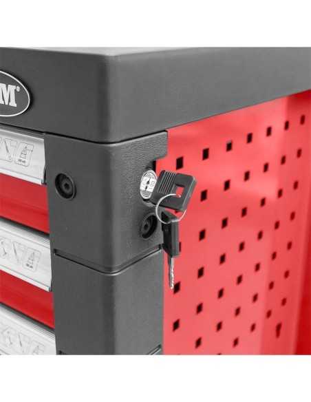Carro con Herramientas JBM 7 Cajones Rojo | Caja o carro de herramientas ALYCO resistente y funcional