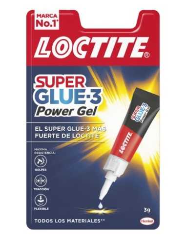 SUPER GLUE-3 POWER GEL 3G 08 EXP DE HENKEL