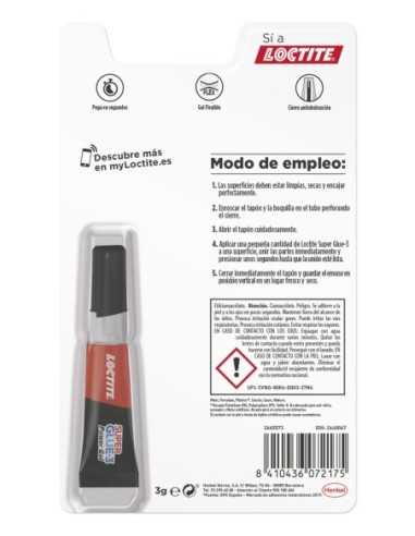 SUPER GLUE-3 POWER GEL 3G 08 EXP DE HENKEL