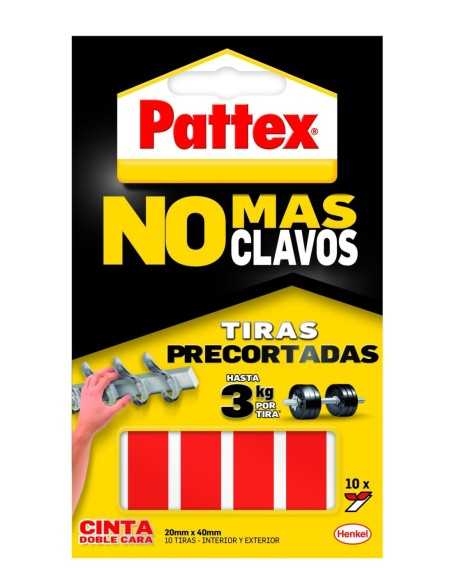 PATTEX NO MAS CLAVOS CINTA PRECORTADA DE HENKEL