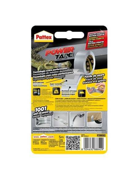 PATTEX POWER TAPE 5M GRIS BL 2012 DE HENKEL