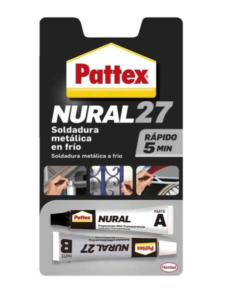 Adhesivo PATTEX NURAL 27 Especial Metales Secado Rápido 22ml