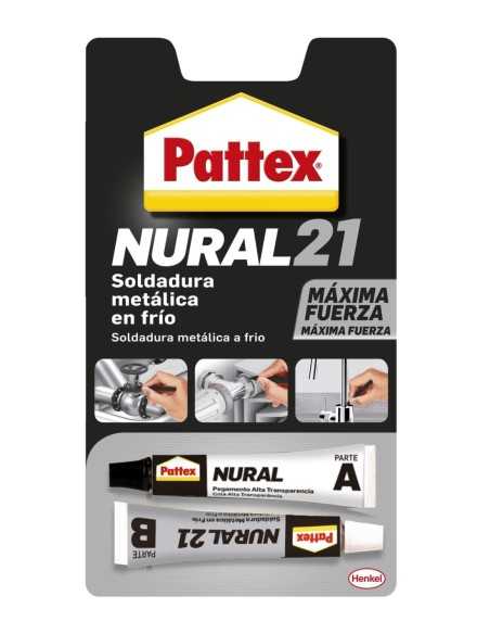 PATTEX NURAL 21-ADHES. METALES SECADO LENTO 22ML DE HENKEL