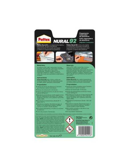 PATTEX NURAL 92-ADHES. ESPECIAL PLASTICOS DE HENKEL
