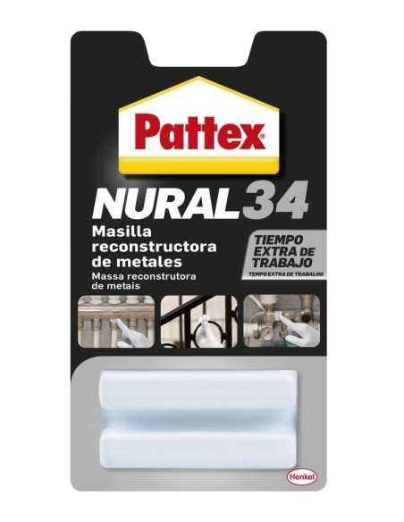 PATTEX NURAL 34- MASILLA RECONST.MET 50GR DE HENKEL