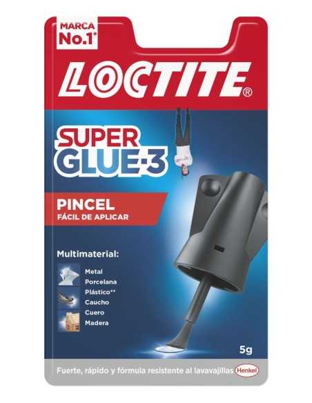 SUPER GLUE CON PINCEL, 5 GR DE HENKEL