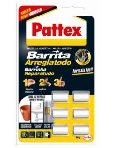 BARRITA ARREGLA TODO-MASILLA 2 COMPONENTES, DOSIS CORTADAS DE HENKEL