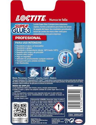SUPER GLUE PROFESIONAL, 20 GR DE HENKEL
